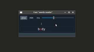 [work] fast word reader