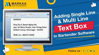 Famous Adding single and Multiple line Text Box in Bartender Software. Wealth