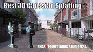 Best 3D Gaussian Splatting? SHARE PointClouds Studio v2.4 Review &amp; LiDAR Comparison