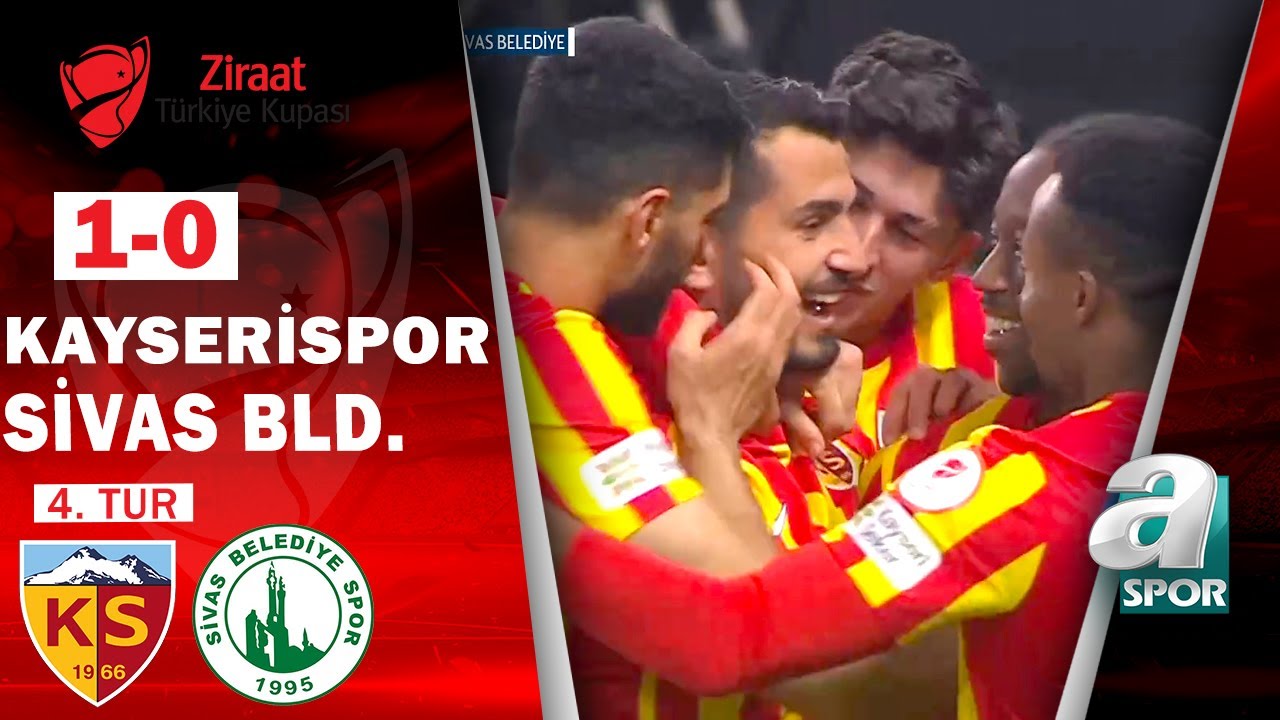 2022-2023 T. Kupası KAYSERİSPOR - SİVAS BELEDİYESPOR 1-0 Maç Özeti