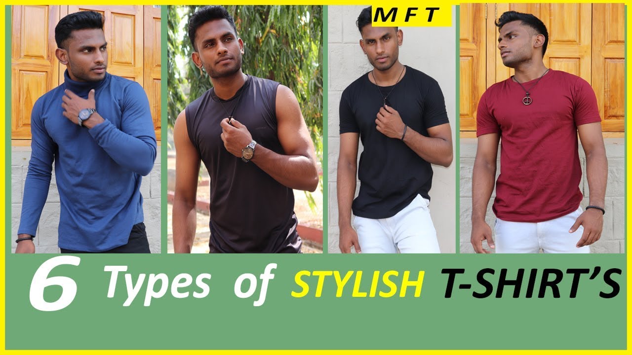 6 Stylish T-SHIRTS Every MAN should Have | Mens Fashion Tamil - YouTube