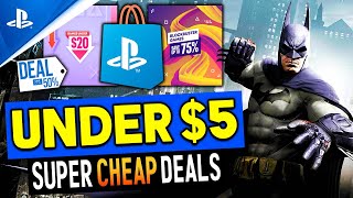 10 FANTASTIC PSN Game Deals UNDER $5 NOW! SUPER CHEAP PS4 Games! PSN Blockbuster + Under $20 Sales