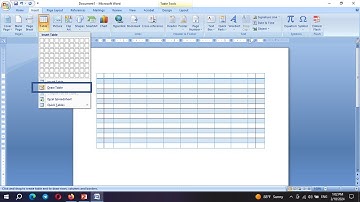 របៀបបង្កើតតារាងនៅលើកម្មវិធី Microsoft office Word, how to Creat tables /រៀនកំព្យូទ័រ Rean Computer