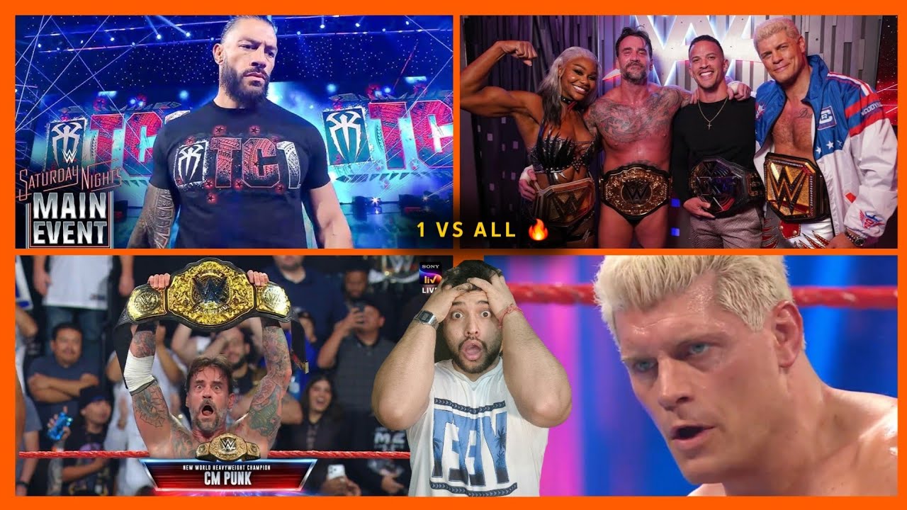 Ye KYa tha.. 🔥 CM Punk WINS World Championship.. Cody heel, Roman reigns - WWE SNME 2025, Highlights