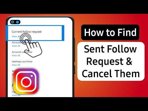 How to check Sent Request on Instagram | Cancel Instagram Sent Request After New Update