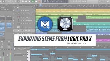 How To Export Stems In Logic Pro X for Mixing and Mastering - MikesMixMaster.com