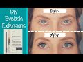 DIY Eyelash Extensions- Testing out Kiss 3D Faux Lash Extensions