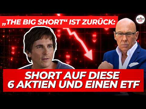 "The Big Short" is back! Michael Burry's mega-short: 6 hyped stocks and one ETF