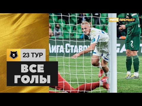 Все голы 23-го тура Тинькофф РПЛ