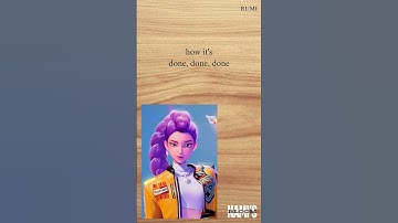Thumbnail of HUNTRX How It's Done Easy Lyrics Kpop Demon Hunters #namisbloom #kpopdemonhunters #viral