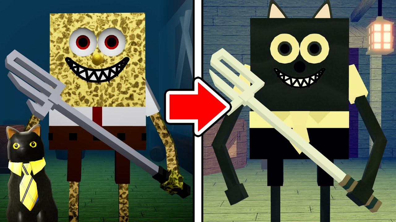 Sir Meows A Lot Is In The Game Roblox Sponge Chapter 3 Youtube - roblox sponge all skins