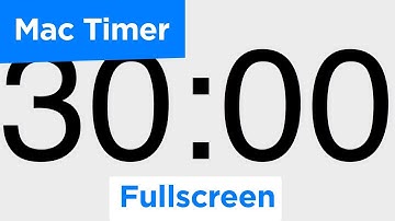 Super Easy Timer - Fullscreen Countdown Timer for macOS High Sierra 10.13 (8/8)