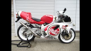 ズスキ RGV-Γ250SP VJ23A ラッキーストライク 逆車 フルパワー - YouTube