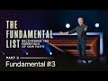 The Fundamental List, Part 3: Fundamental #3 // Andy Stanley