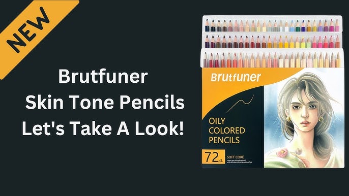 Review Of The Brutfuner 120 Set Of Square Colored Pencils — The Art Gear  Guide