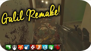 *NEW* GALIL REMAKE IN "BLACK OPS 3 ZOMBIES" ~ BO2 GALIL REMASTERED GAMEPLAY!