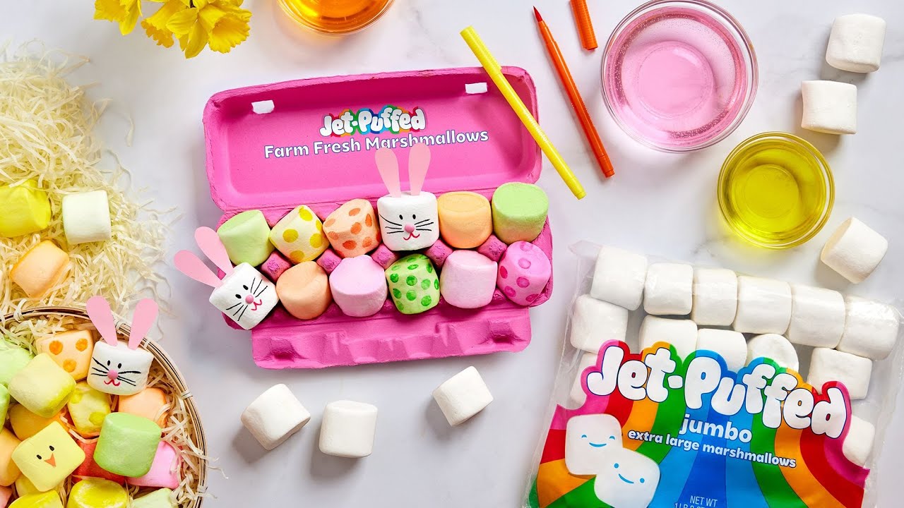 Easter egg alternative: Jet-Puffed selling Dip & Decorate Marshmellow kit