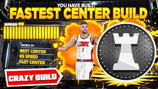 FASTEST CENTER BUILD ON NBA 2K21 104 SPEED ON A CENTER BUILD