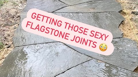 How to shape flagstone for perfect joints METHOD 1