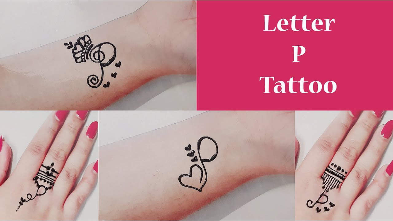 PS letter tattoo ideas for COUPLES | letter P and S tattoo _ PS tattoo -  YouTube