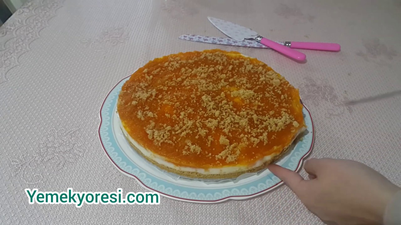 Balkabaklı Bisküvili Pasta Tarifi YouTube