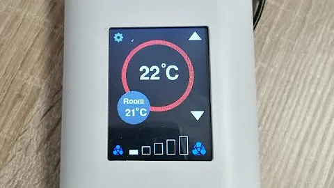 Touchscreen Arduino MKR Modbus & ESP32 thermostat