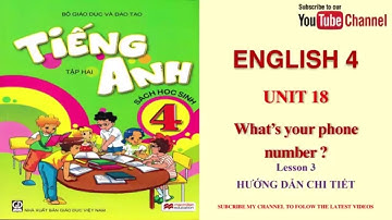 Tiếng Anh lớp 4 Unit 18 Lesson 3 What