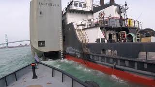 Deliveries to the tug Victory and Astabula
