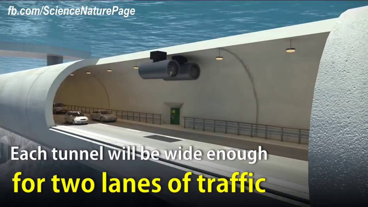 The world’s first underwater suspended tunnel is planned in Norway YouTube