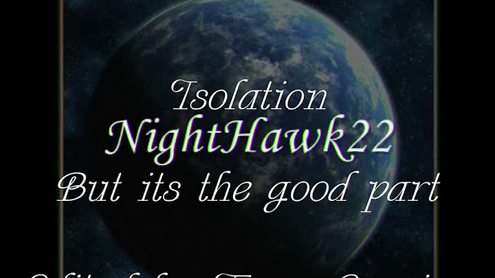 Isolation (LIMBO) but its the good part