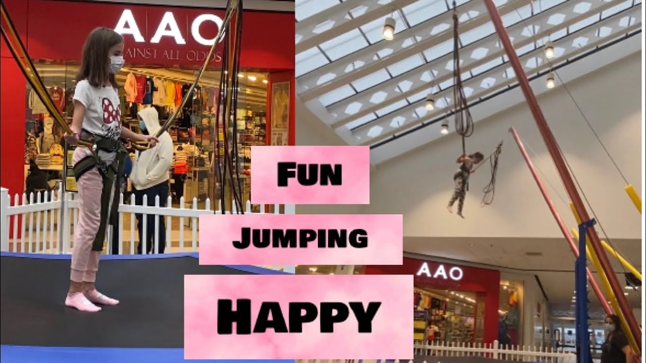 Bungee Jumping At The Mall ⭐️😄 jumping fun mall happy sisters