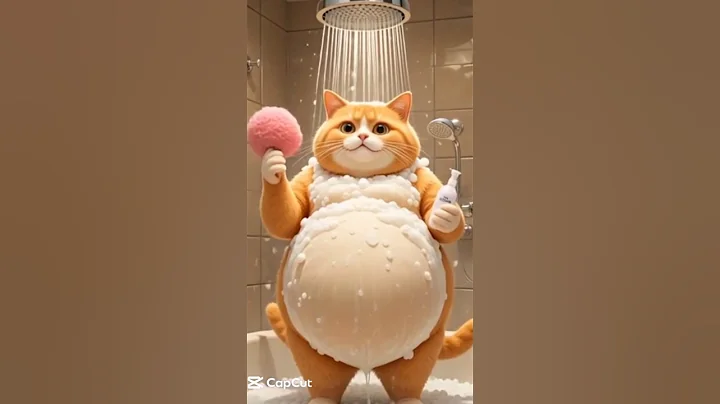 Watch the video about Cat bath time#cat #3d animation #funny#facts#yt#viral video#animals#wildlife#facts