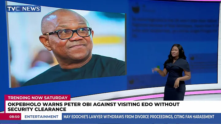 Trending Now: Okpebholo Warns Peter Obi Against Visiting Edo Without Security Clearance