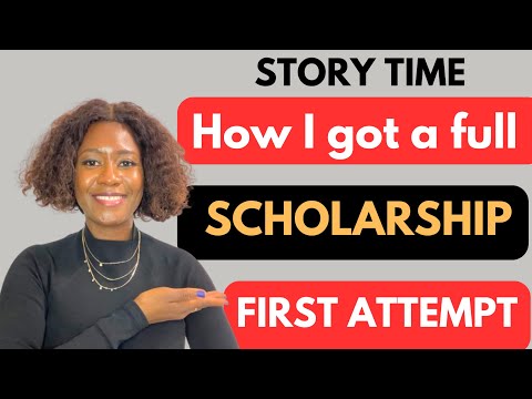 How I got a full scholarship on my first attempt | How you can do it too!