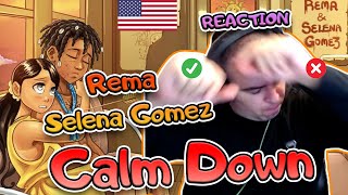 WHO IS HE?! Rema, Selena Gomez - Calm Down First Time Reaction