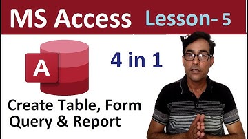 MS Access Full tutorial for beginners | learn ms access in hindi | MS access for beginners lesson-5