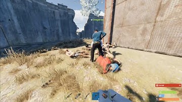 Rust Console pvp Fighting for Chinook Crate (7 Kills)