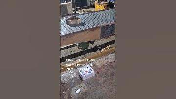 Vibrator Table 10x3ft For Making Paver Block #paverblockmakingmachine #pavermachine #paverblock