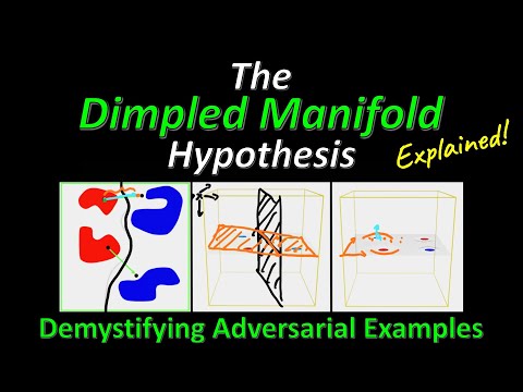 The Dimpled Manifold Model of Adversarial Examples in Machine Learning (Research Paper Explained)