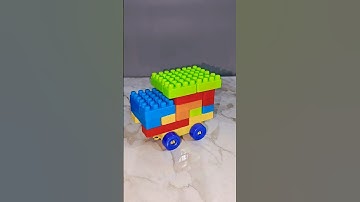 Building Blocks Vehicle 🚜| ASMR Sound | Satisfying Diy #asmr #asmrsounds #diy #shorts #shortvideo