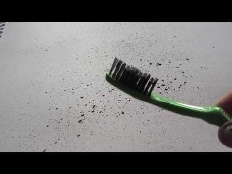 How to give spray effect with a Toothbrush !