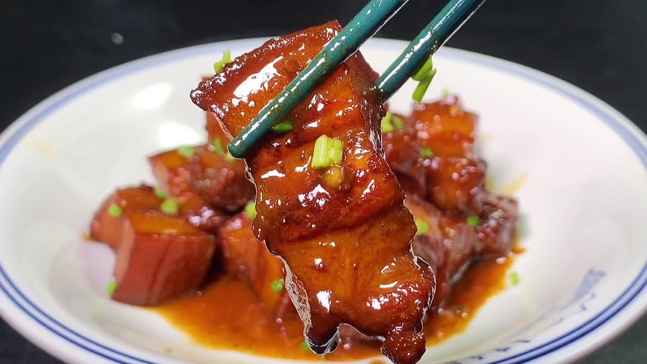 【Red braised pork belly】難怪酒店的紅燒肉那麼好吃，原來技巧這麼簡單，學會給家人露一手【一画美食】#紅燒肉 #紅燒肉食譜 #紅燒肉料理