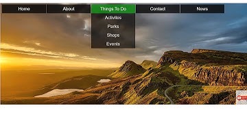 How To Create a Transparent Navigation Menu Bar Using HTML and CSS