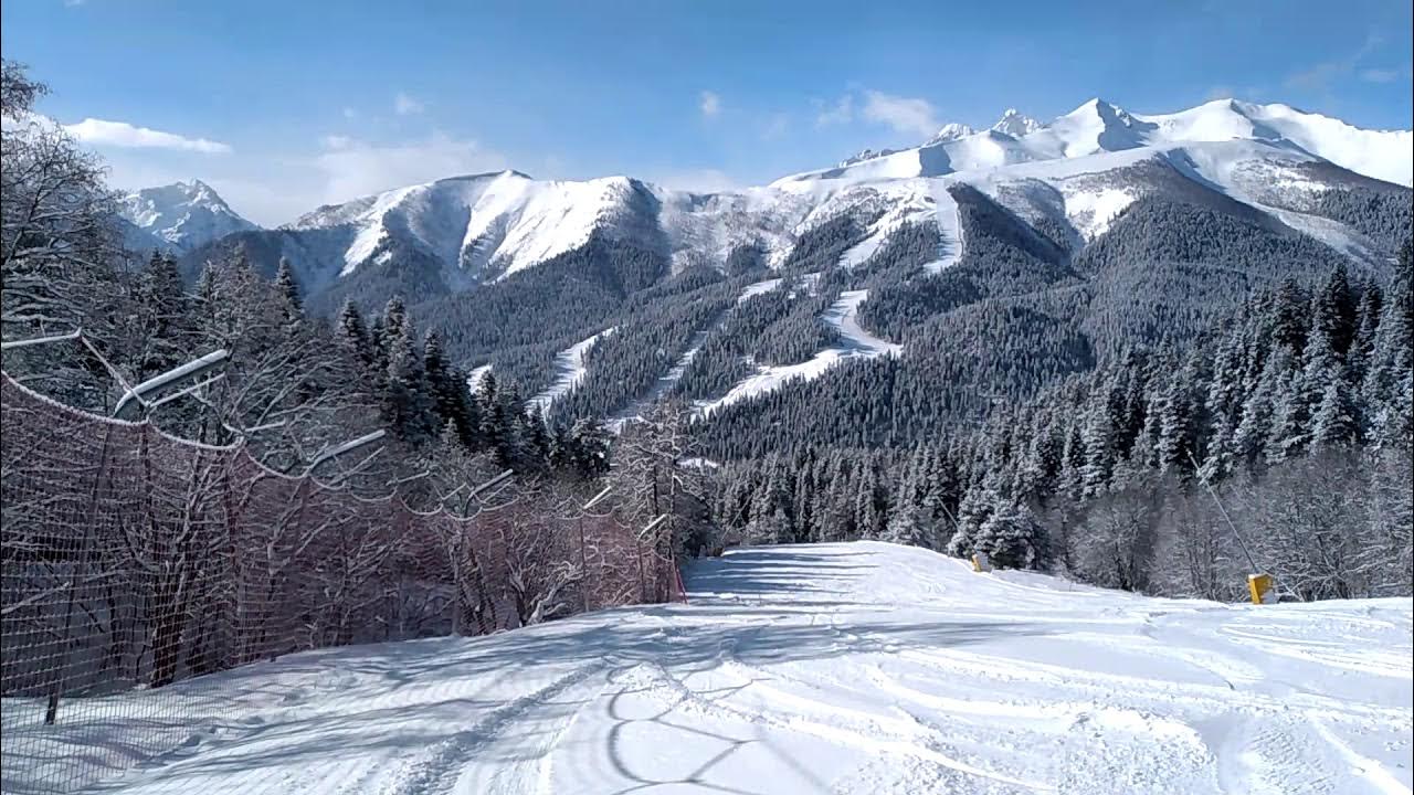 панорама северных склонов архыза. архыз северный склон. архыз северный склон. трасса северный склон архыз 2022. архыз 2023.