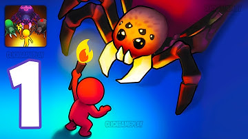 The Spider Nest: Eat the World Gameplay Walkthrough Part 1 - Tutorial Eatting Meat (Android,iOS)