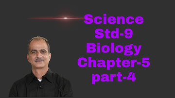 61.Science ,Std 9,Biology,Chapter 5,( Part -4) BHAGYESH THAKKAR | Motivational Speaker