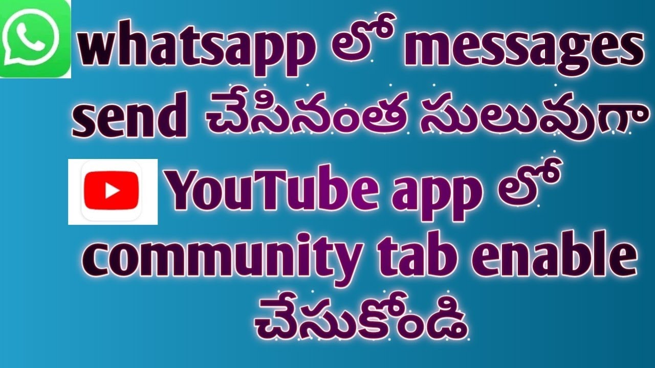 #howtoenablecommunitytab