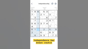 Sudoku Independence Day Event June 2023 | 14 - 16 #medium | #trending #sudoku #braingames #easybrain