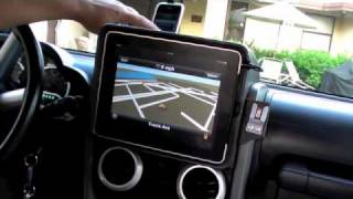 Ipad dash mounted in 09 Wrangler - YouTube