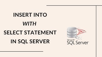 SQL Insert into Select Statement | Insert Into With Select Statement | insert into select in SQL